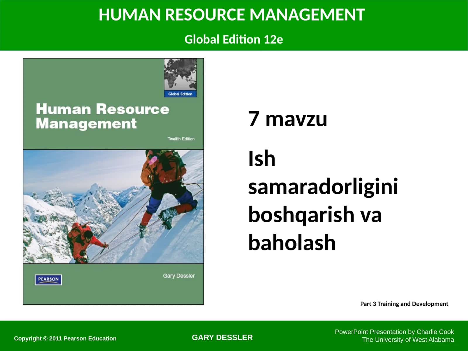 HUMAN RESOURCE MANAGEMENT Global Edition 12e 1