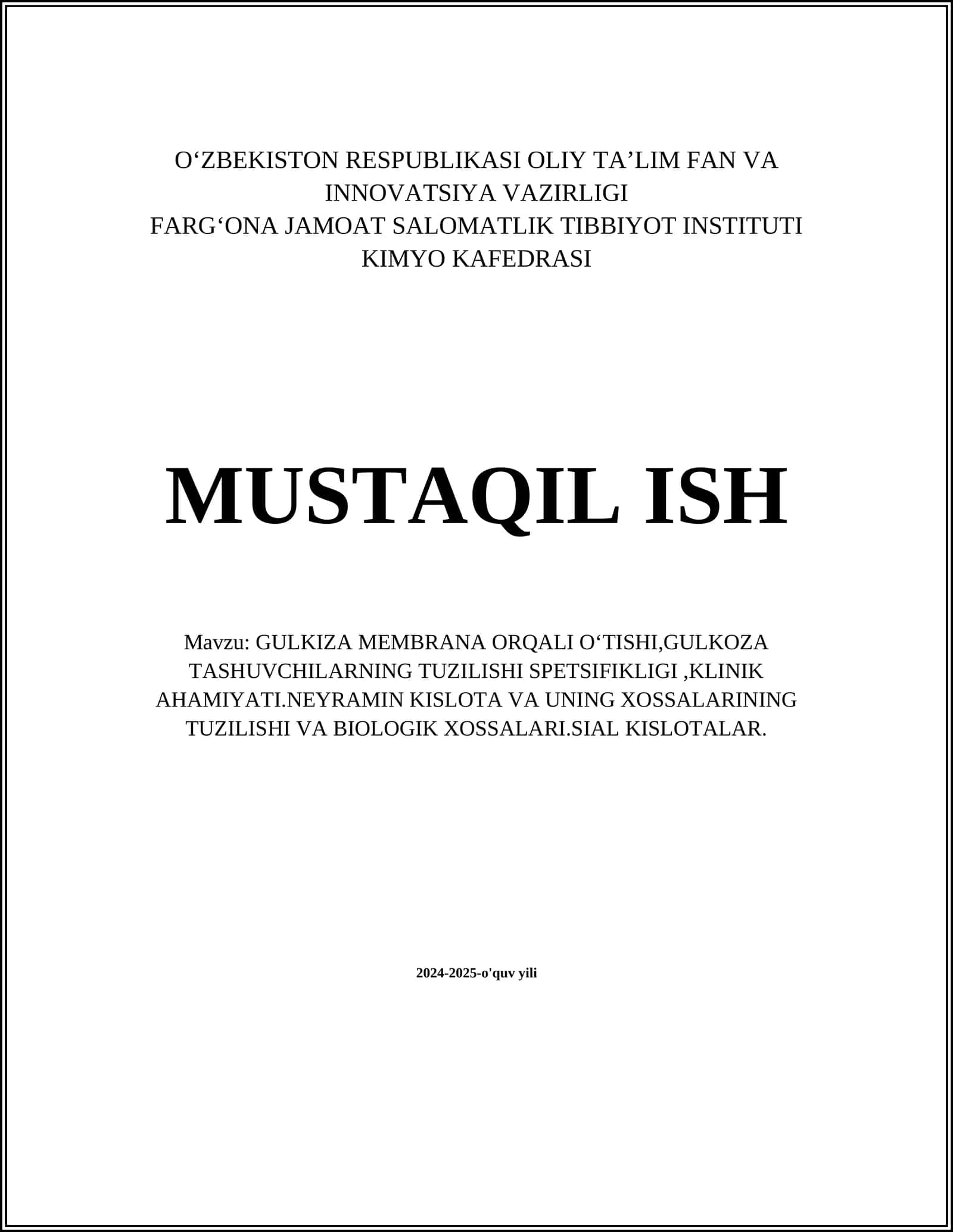 GULKIZA MEMBRANA ORQALI OʻTISHI 1