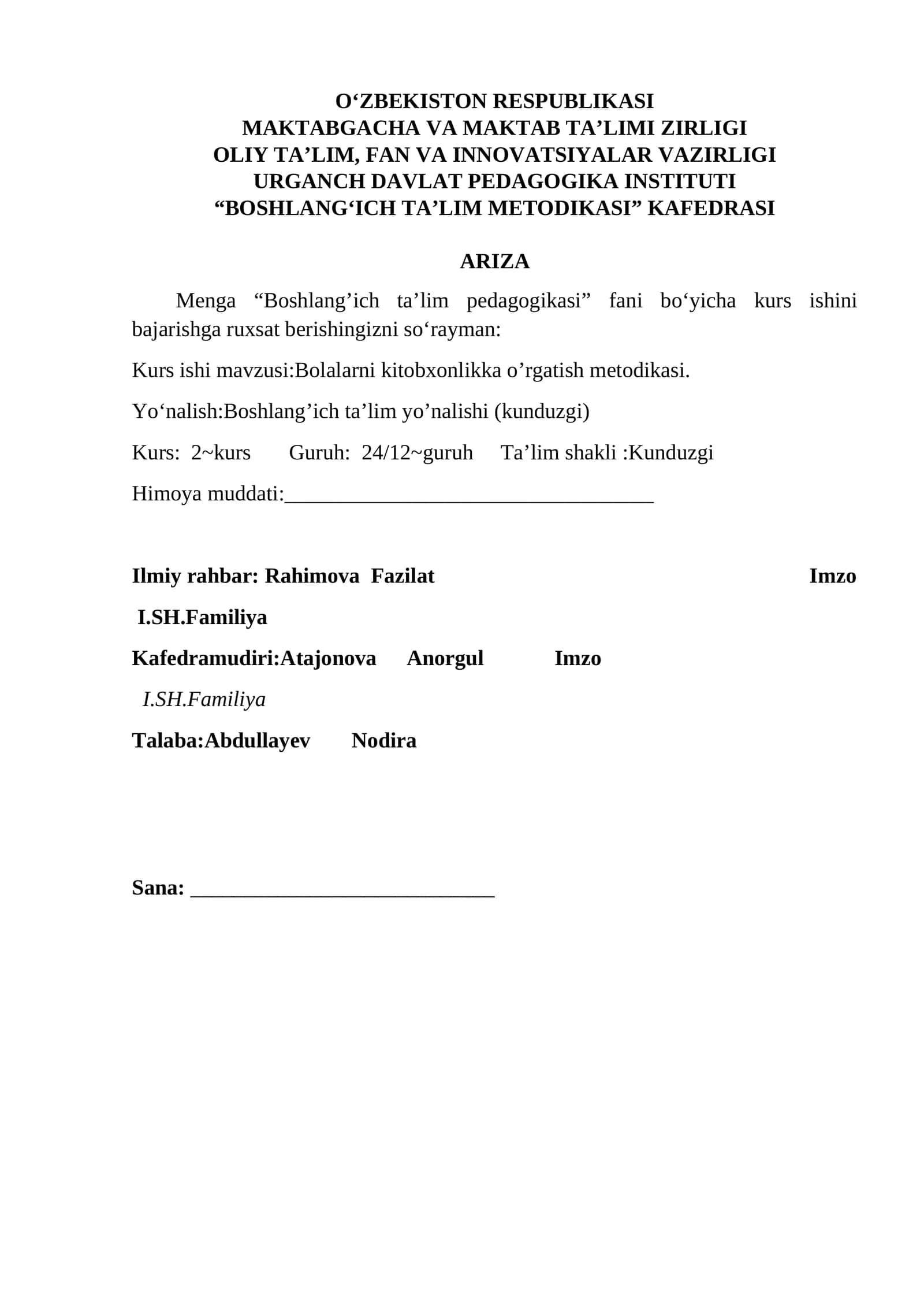 Bolalarni kitobxonlikka o’rgatish metodikasi 1
