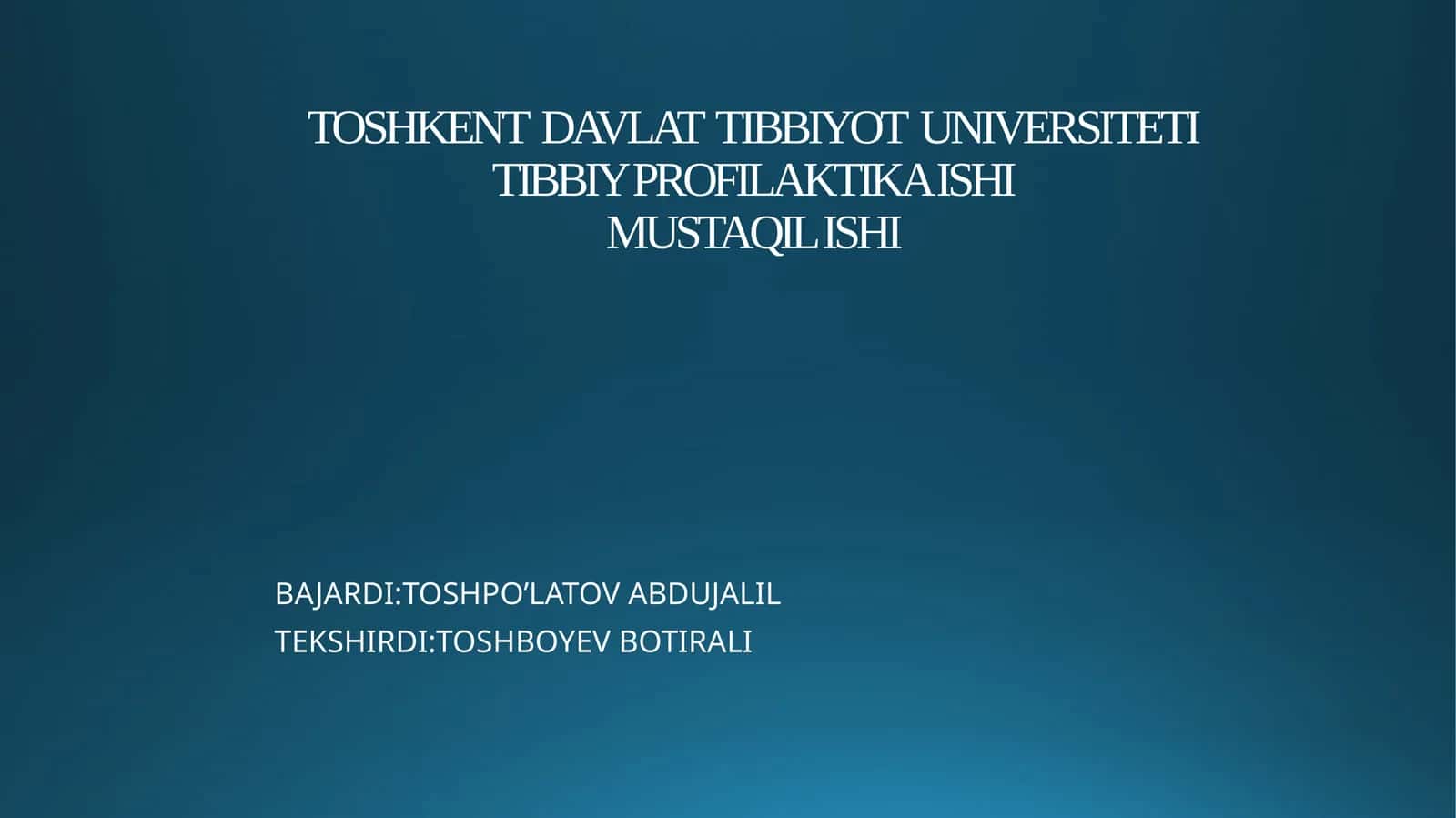 Dushman tomonidan bakteriologik qurol qo'llanilishi xavfi bo'lgan taqdir 1