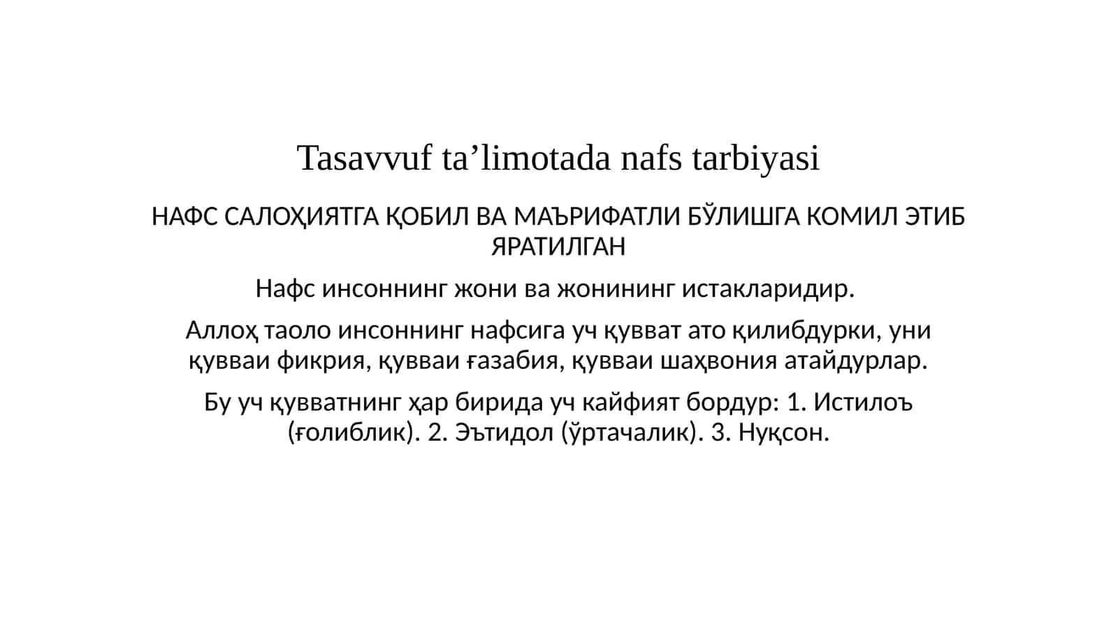 Tasavvufta’limotadanafstarbiyasi 1