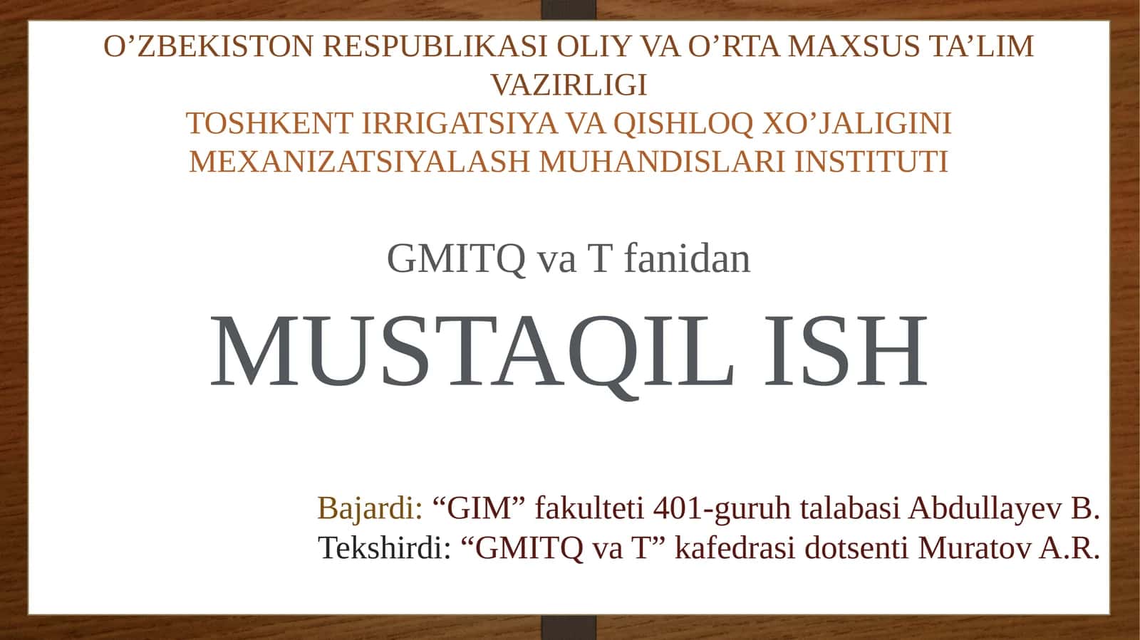 Ustunqoziqlarni inshootlar bilan tutashtirish 1