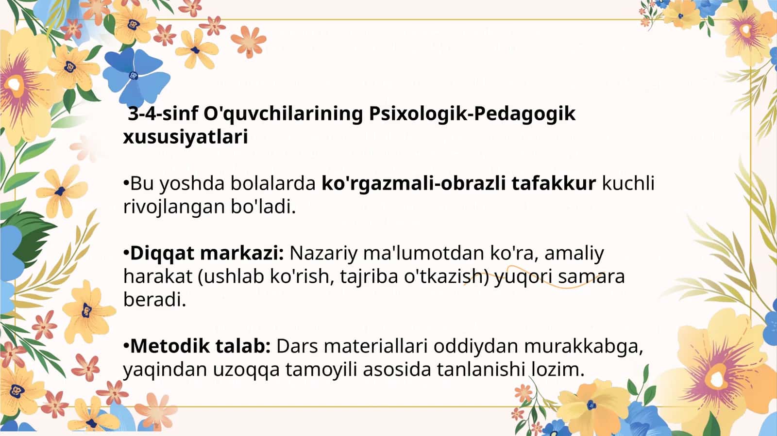 3-4-sinf O'quvchilarining Psixologik-Pedagogik Xususiyatlari 1