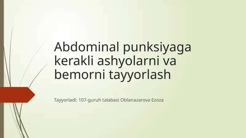 Abdominalpunksiyagakerakliashyolarnivabemornitayyorlash 1