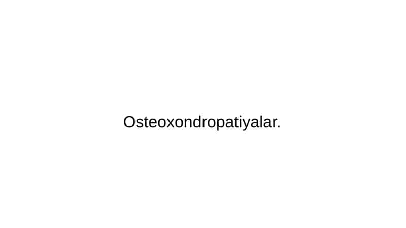 Ostroxondropatiyalar t 1