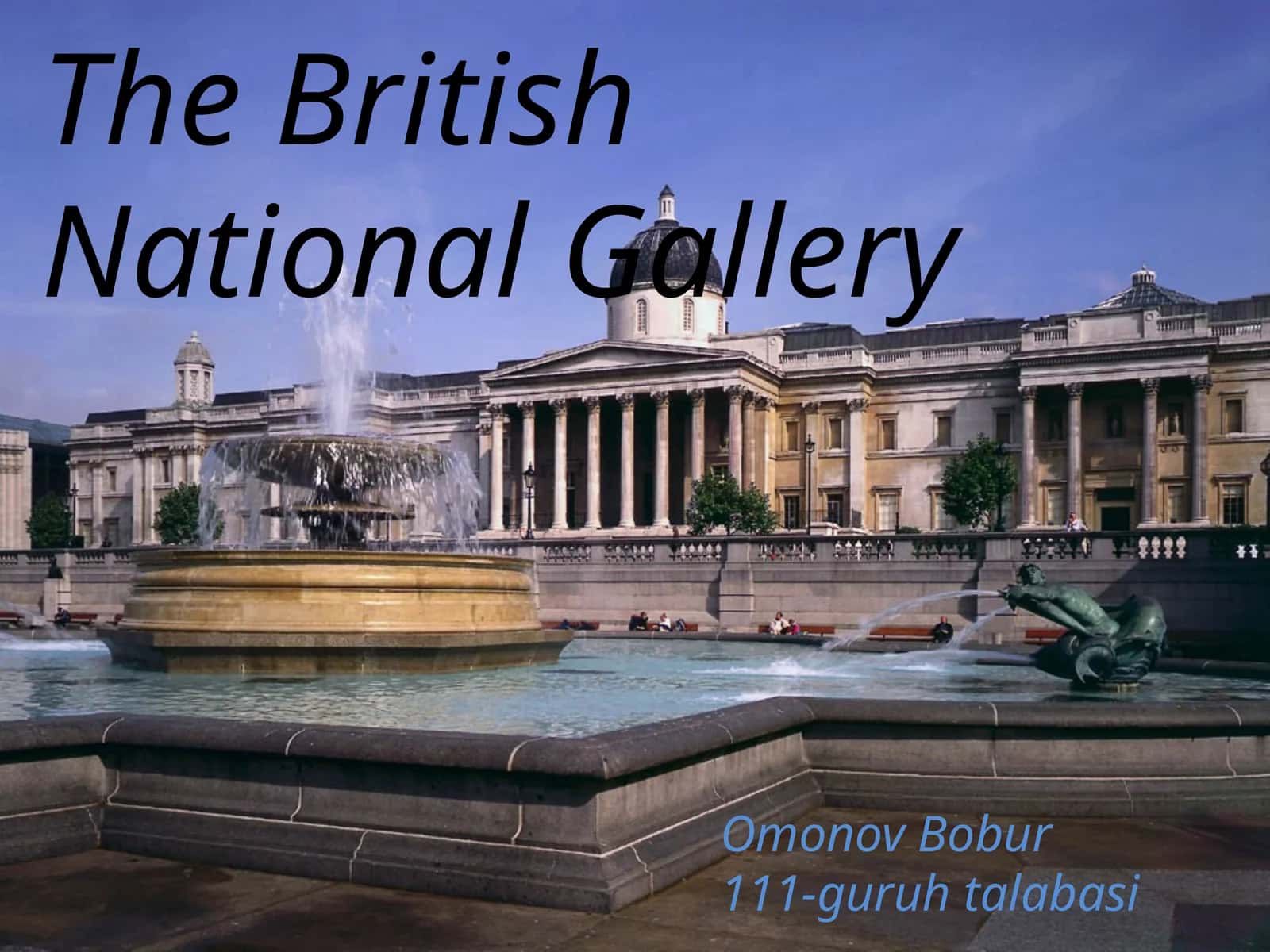 British National Gallery 1