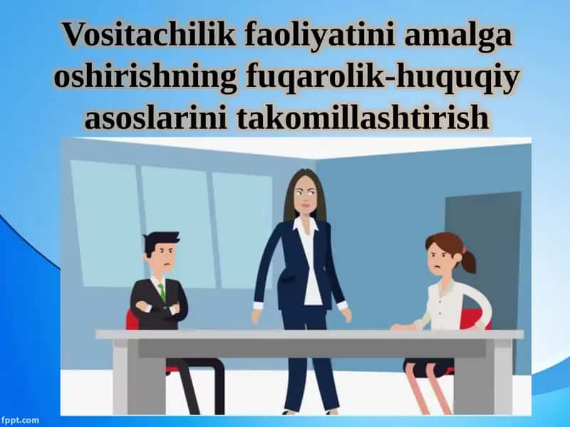 Vositachilik Faoliyati 1