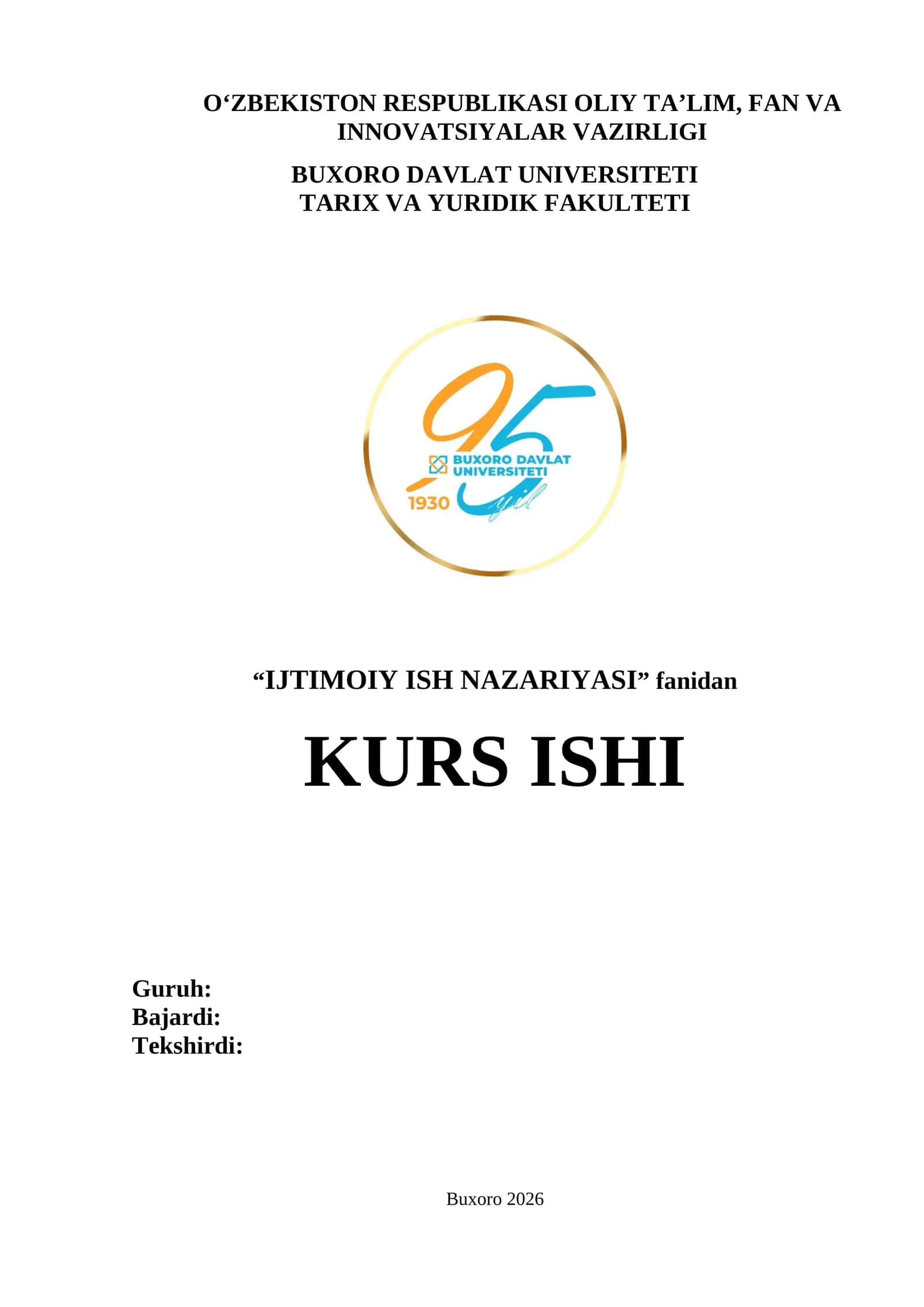 Nogironligi bo’lgan shaxslar bilan ijtimoiy ishning innovatsion modellari 1
