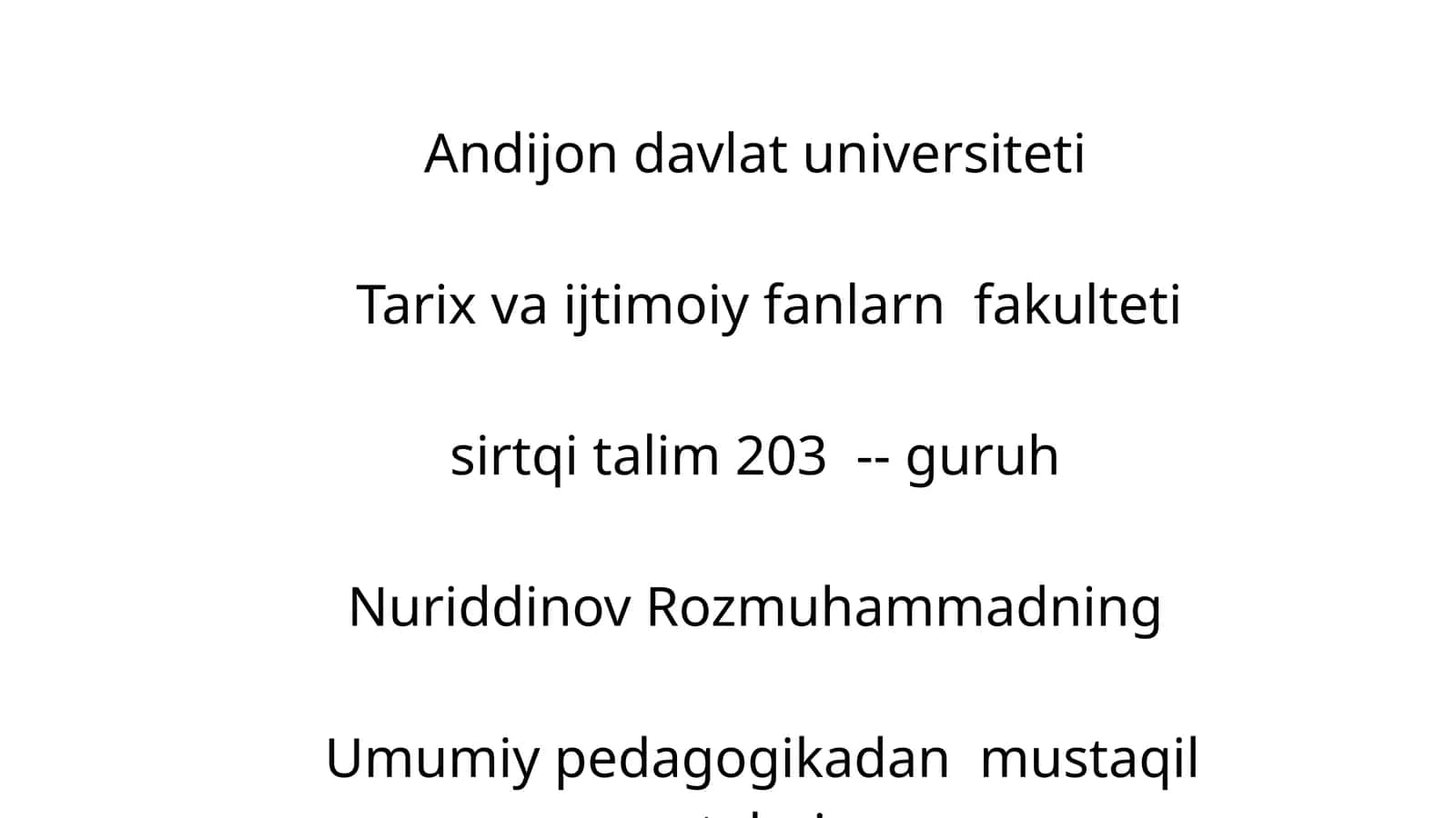 Talim metodlari ( oqtish usullari) 1