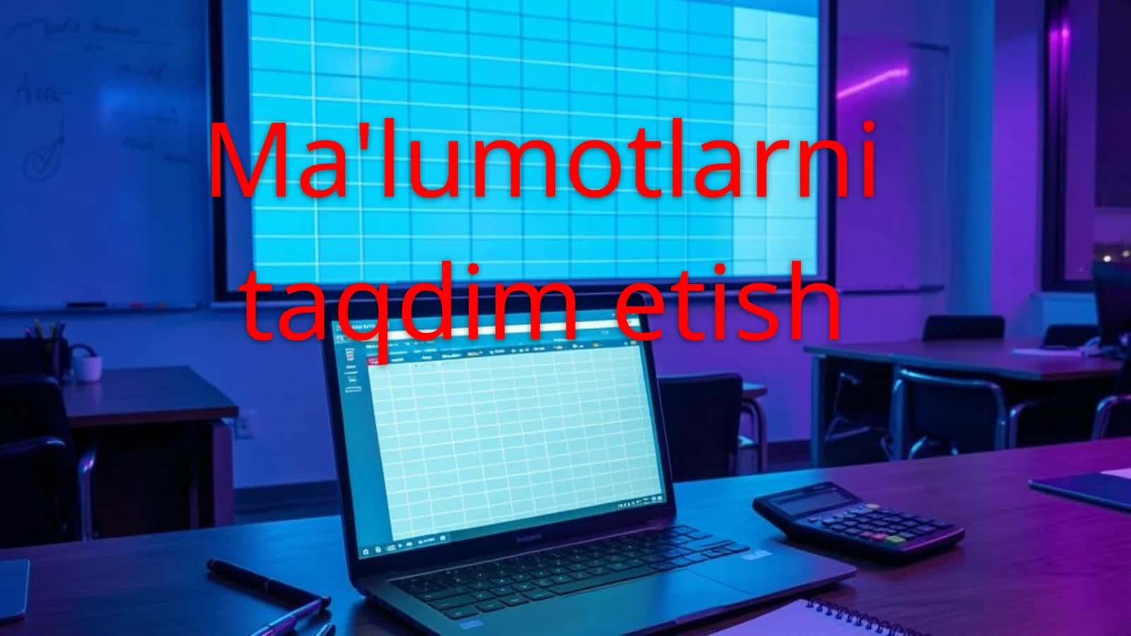 Ma'lumotlarni taqdim etish 1