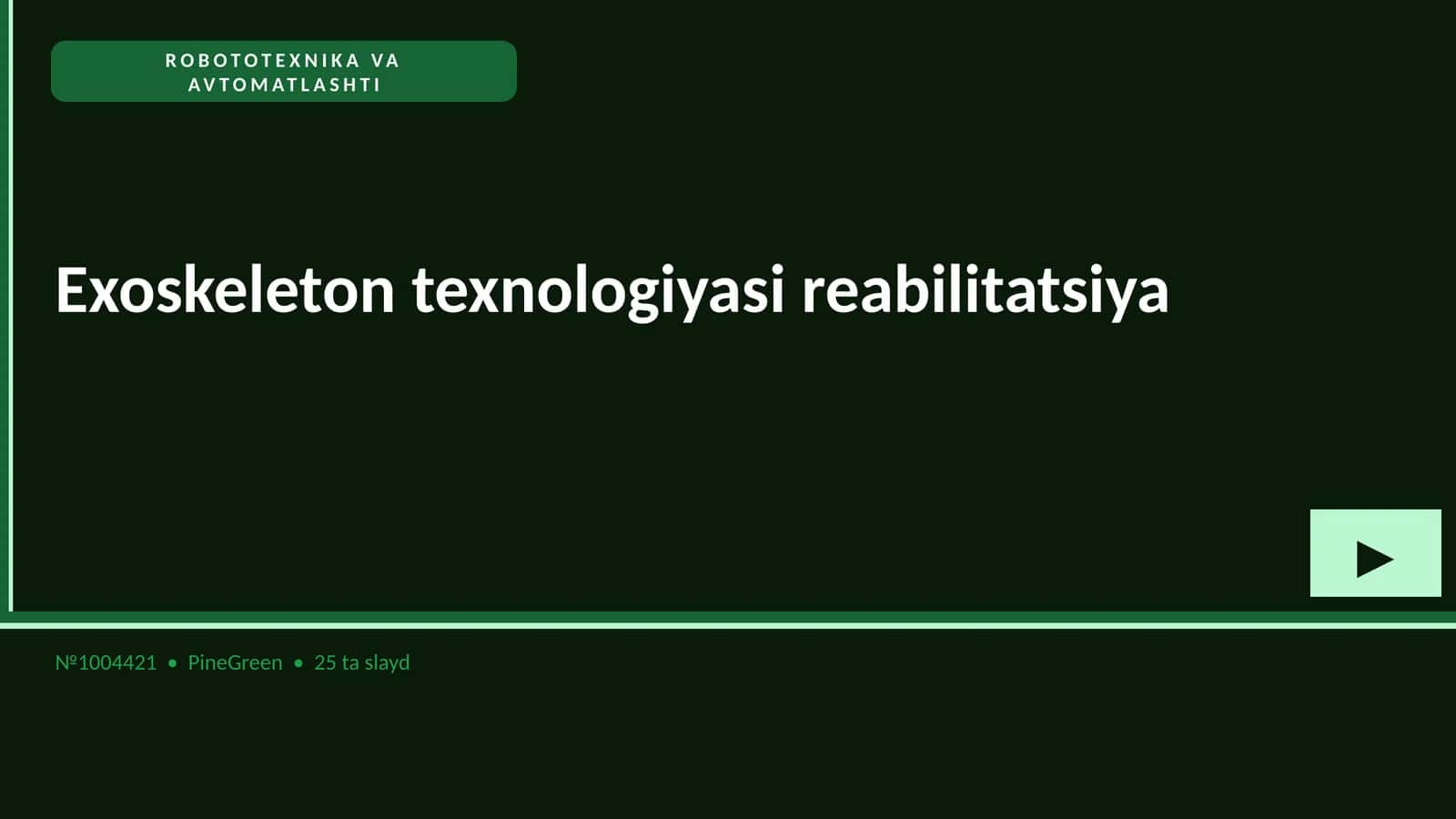 Exoskeleton texnologiyasi reabilitatsiya 1