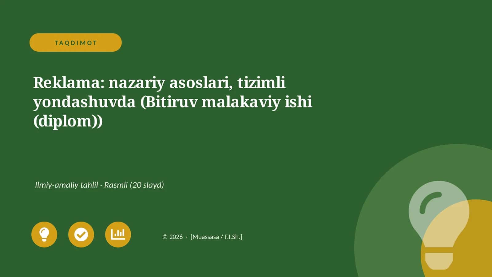 Taqdimot Reklama 1