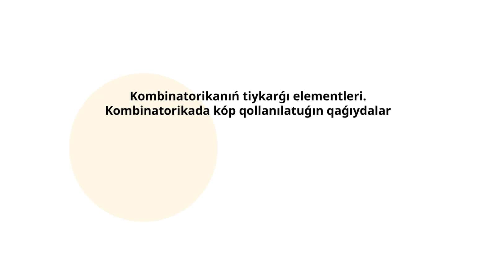 Permutatsiyalar 1