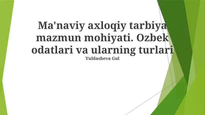 Ma'naviy axloqiy tarbiya mazmun mohiyati 1
