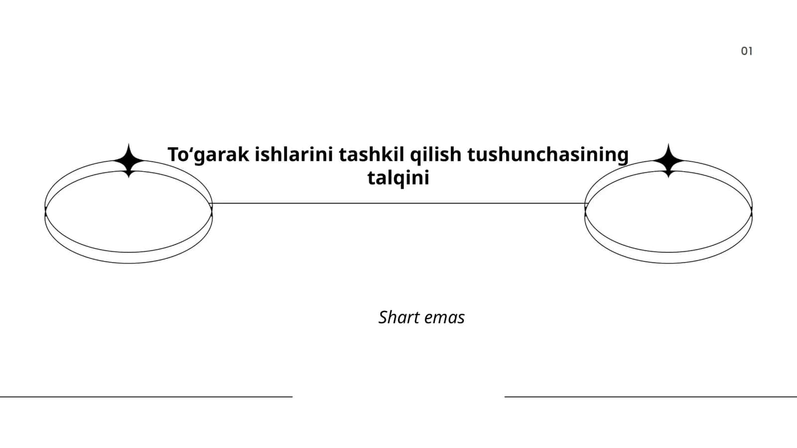 Toʻgarak ishlarini tashkil qilish tushunchasining talqini 1