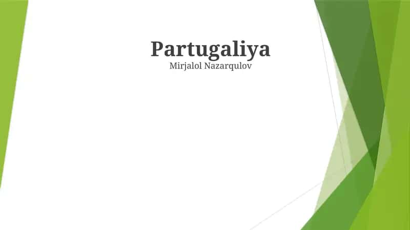 Qadimgi tsivilizatsiyalar: Partugaliya 1