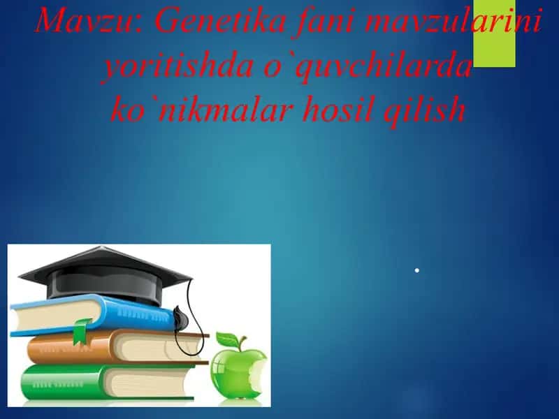 Genetika fanidan taqdimot 1