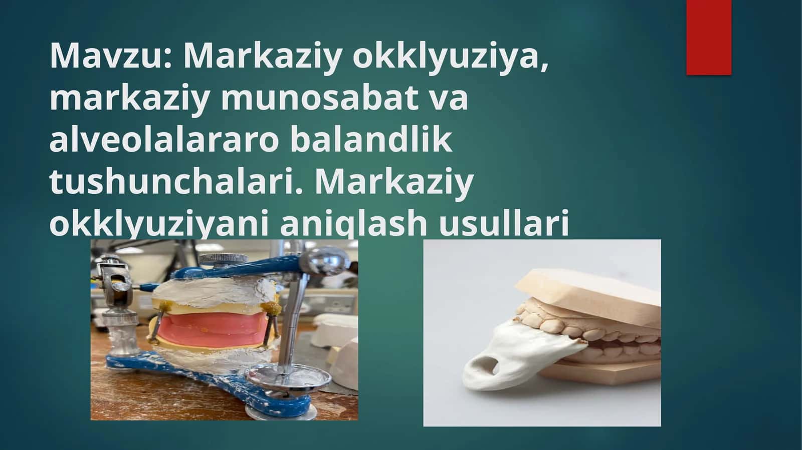 Markaziy okklyuziya 1