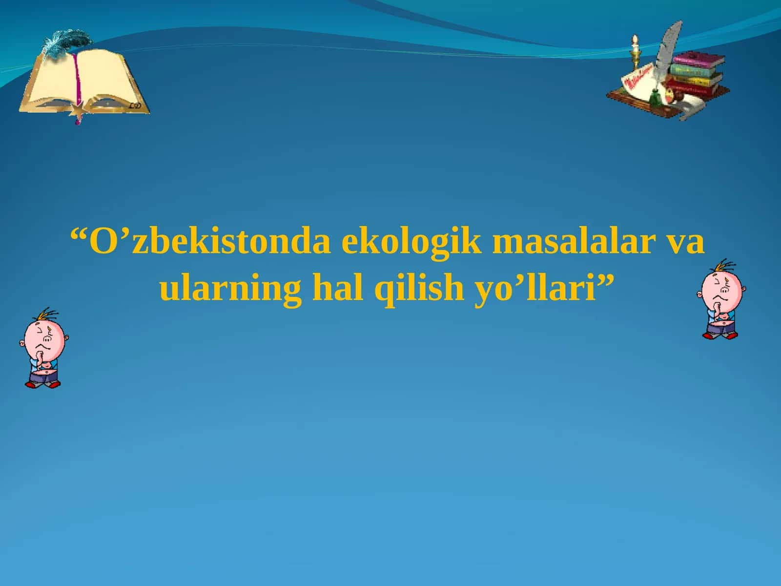 O’zbekistonda ekologik masalalar va ularning hal qilish yo’llari 1