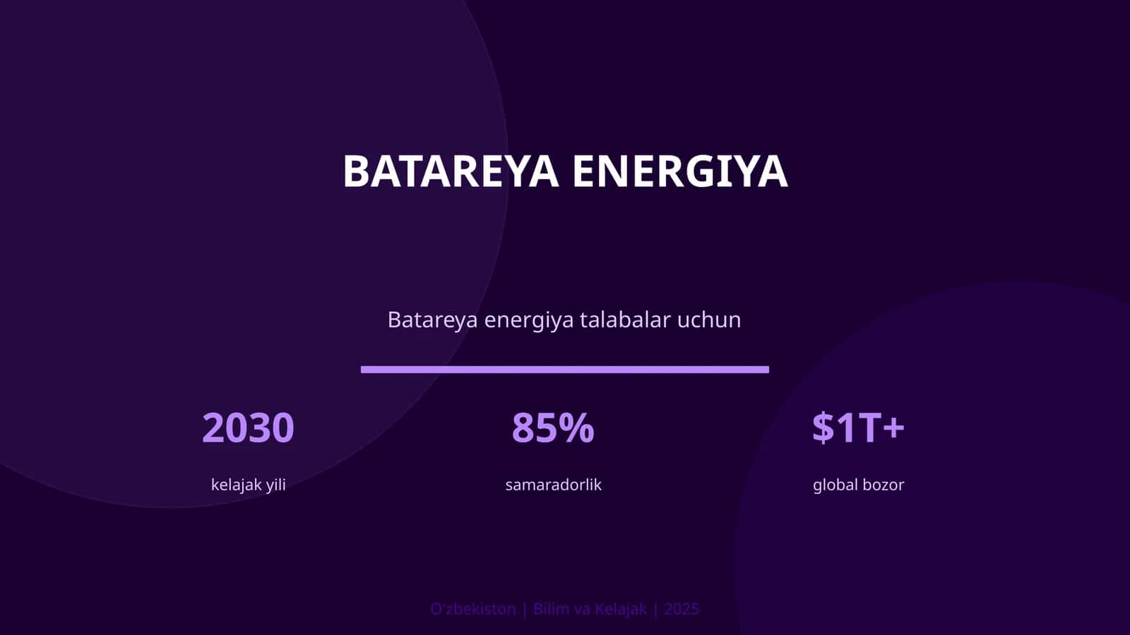 Batareya energiya 1
