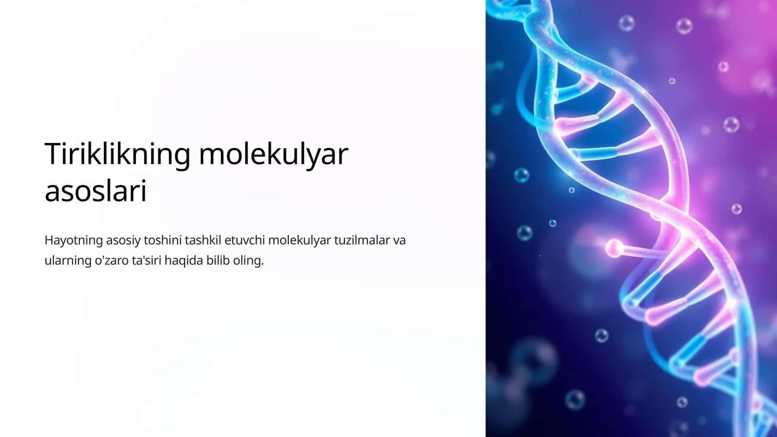 Nuklein kislotalarning turlari 1