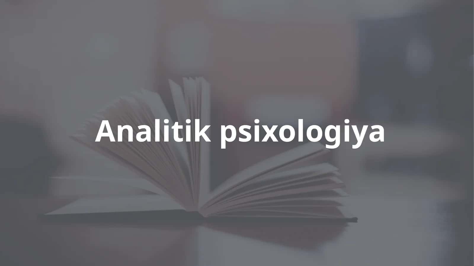 Analitikpsixologiya 1