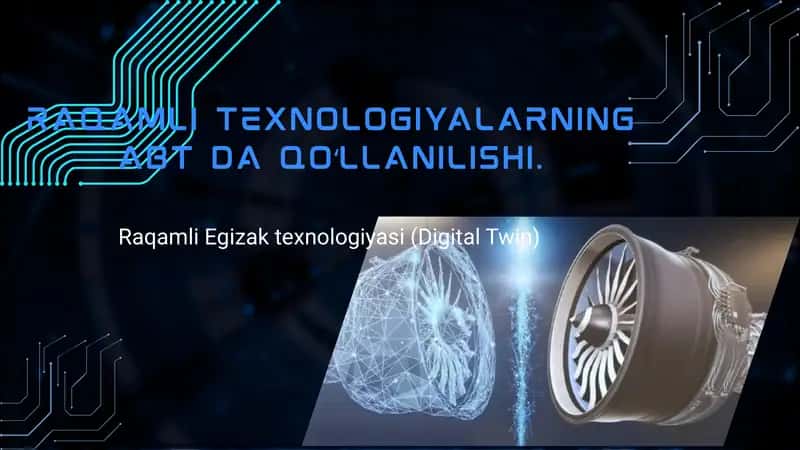 Raqamli Egizak texnologiyasi (Digital Twin) 1
