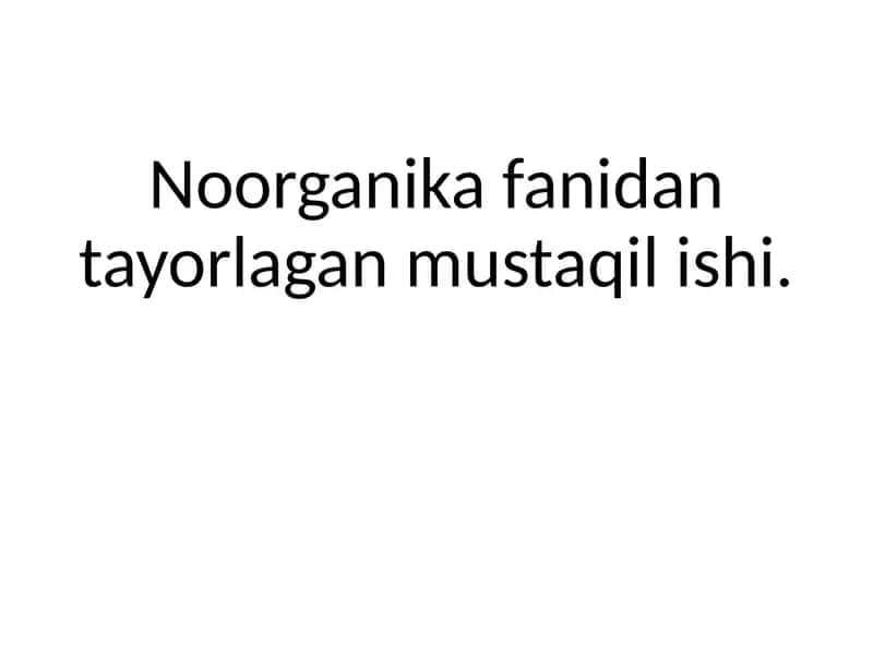 Selen va Tellur kislatalarining qatirida oksidlovchilik-qaytaruvchilik xossalarining o'zgarishi 1