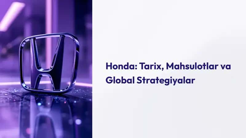 Honda Tashkil Topish Tarixi 1