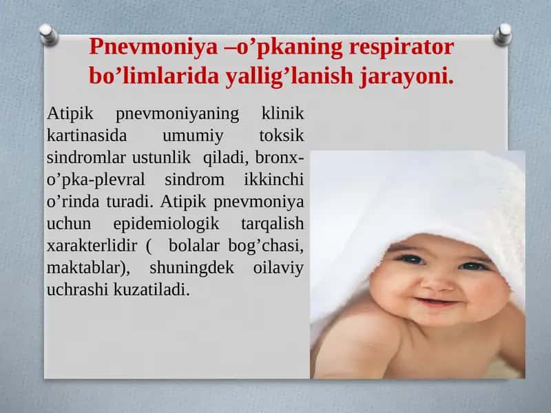 Pnevmoniya. Atipik pnevmoniyalar 1