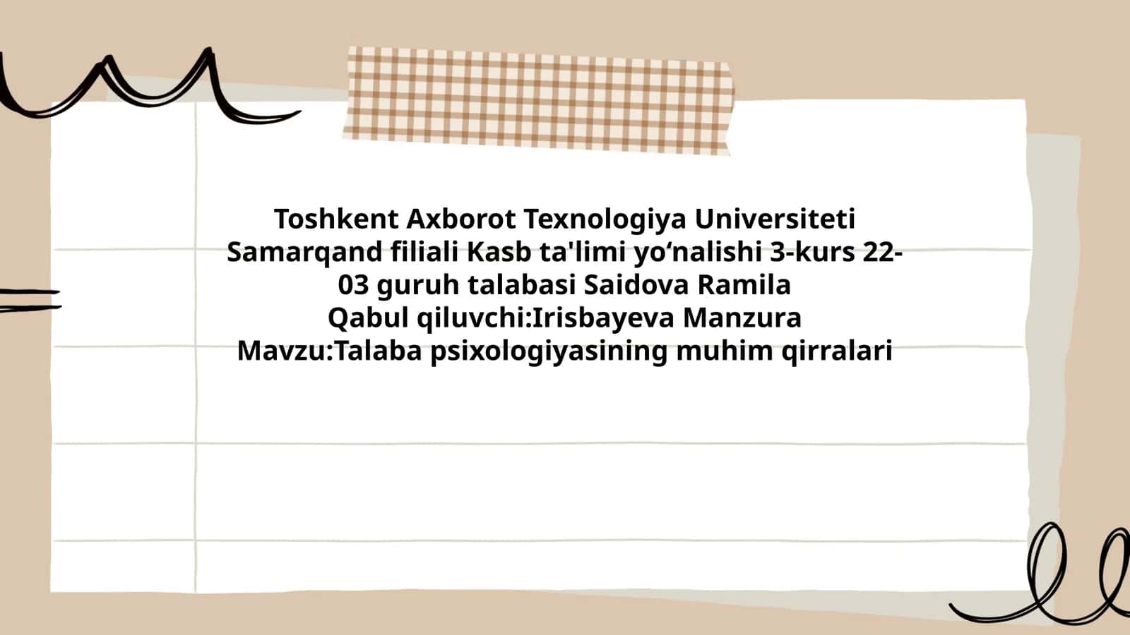 Talaba psixologiyasining muhim qirralari 1