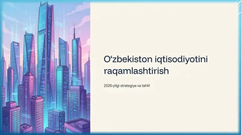 O'zbekiston iqtisodiyotini rivojlantirish 1