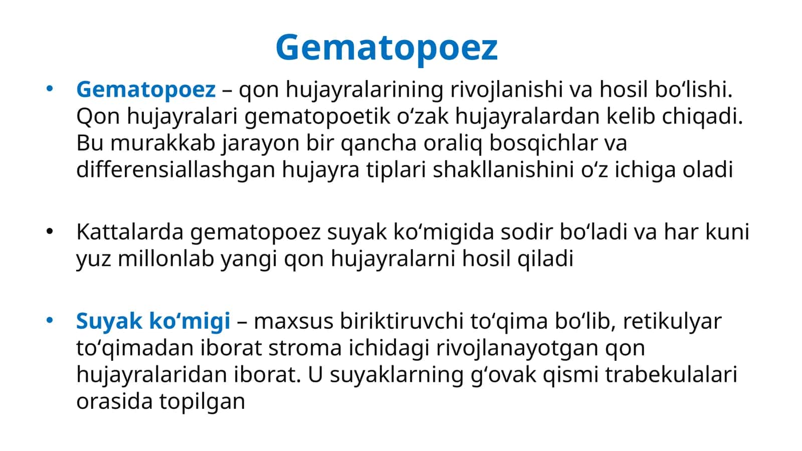 Gematopoez 1