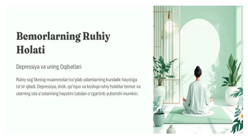 Bemorlarning ruhiy holati 1