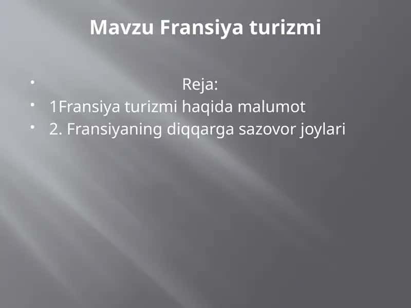 Fransiyaturizmi 1