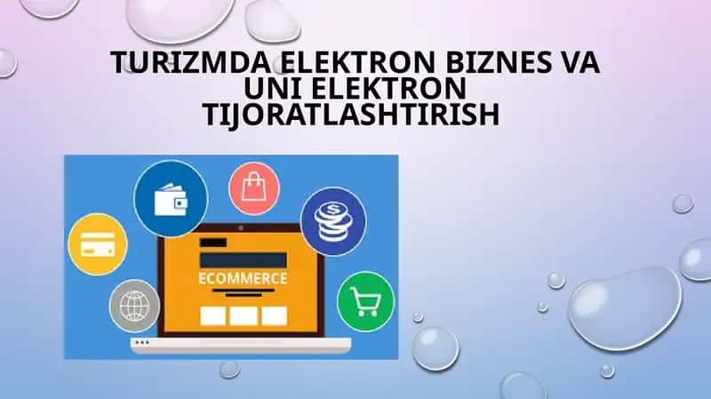 Turizmda Elektron Biznes va Uni Elektron Tijoratlashtirish 1