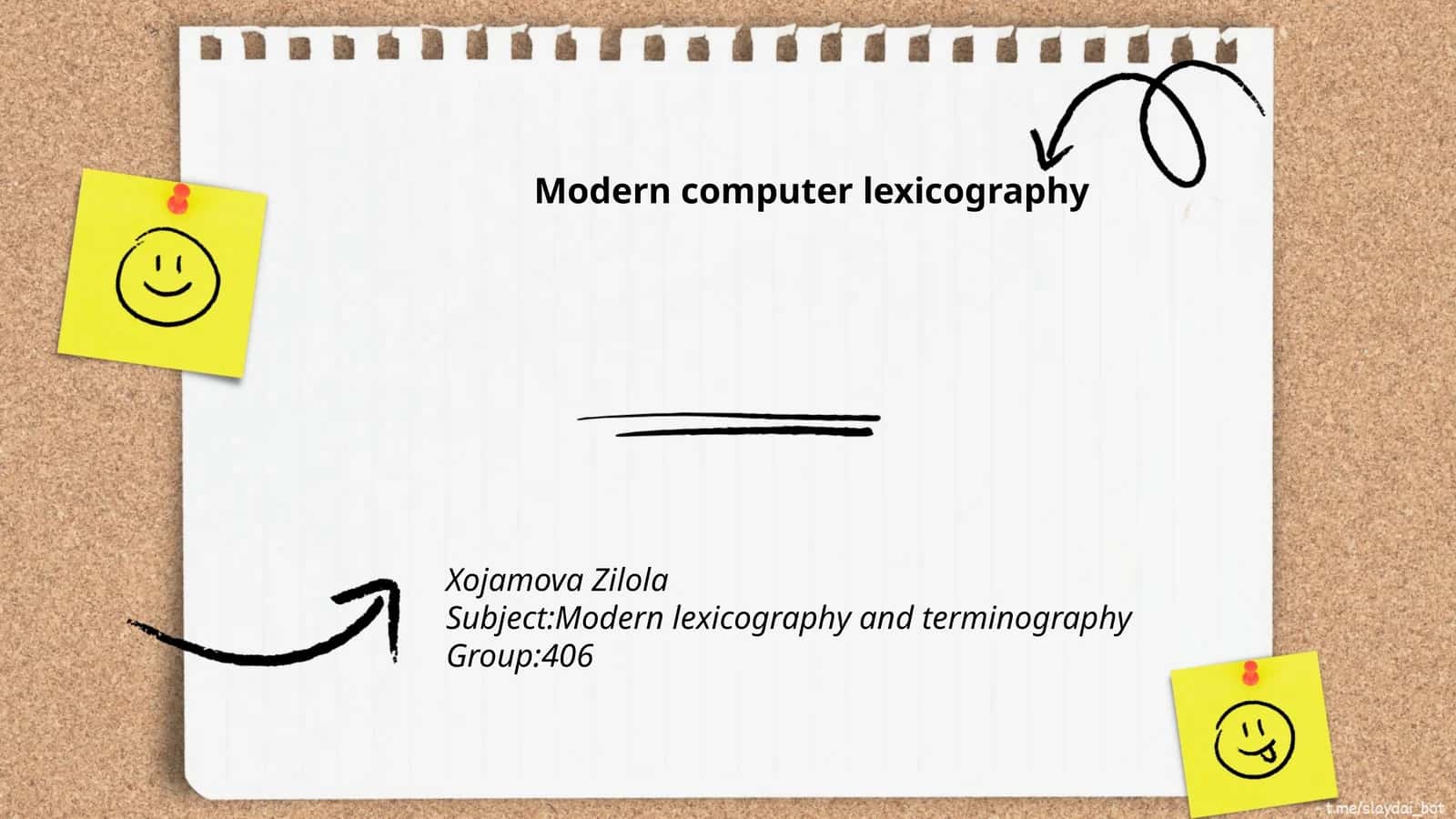 Modern computer lexicography 1