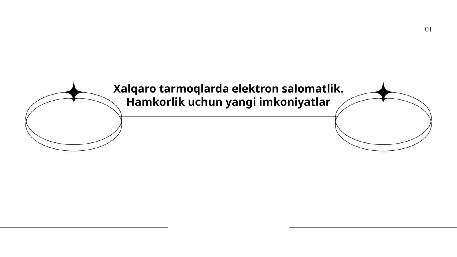 Xalqaro tarmoqlarda elektron salomatlik. Hamkorlik uchun yangi imkoniyatlar 1