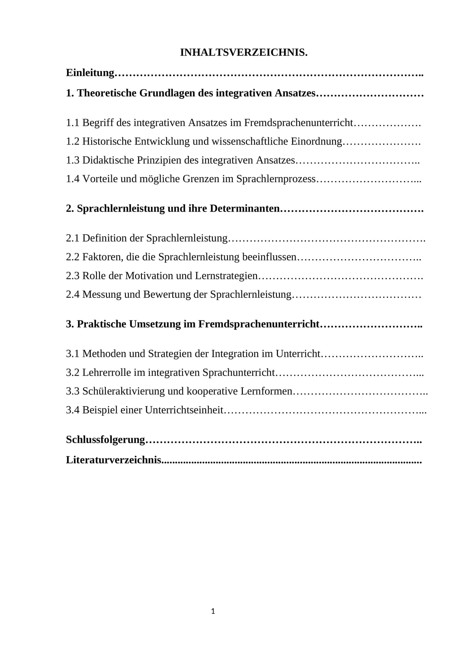 Sprachlernleistung und ihre Determinanten 1