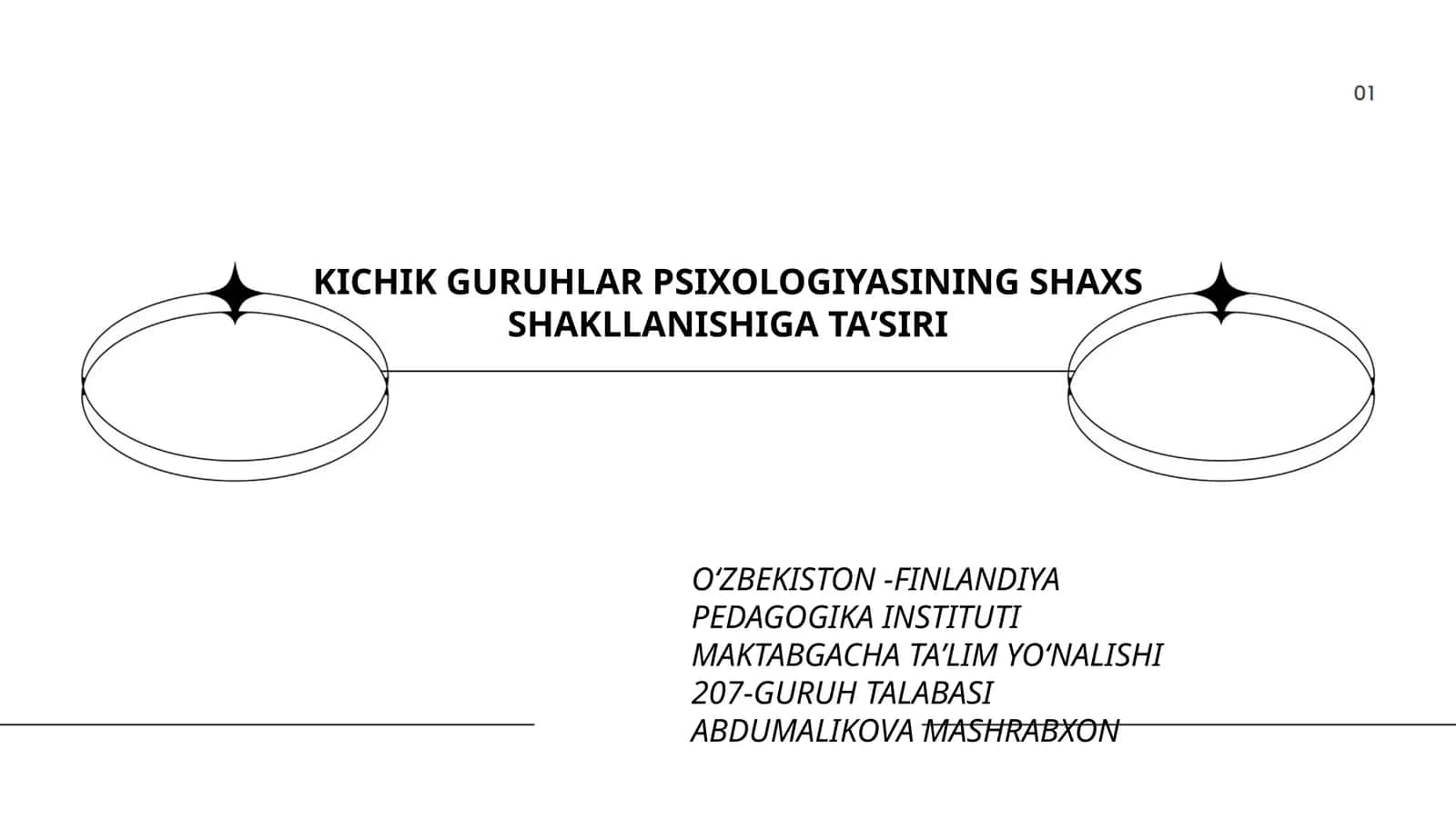 KICHIK GURUHLAR PSIXOLOGIYASINING SHAXS SHAKLLANISHIGA TAʼSIRI 1