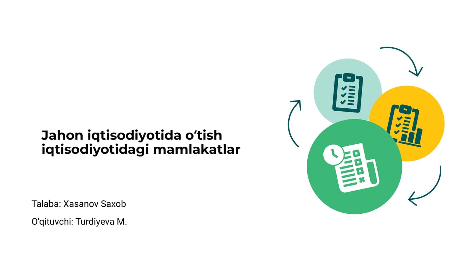 Oʻtish iqtisodiyoti 1