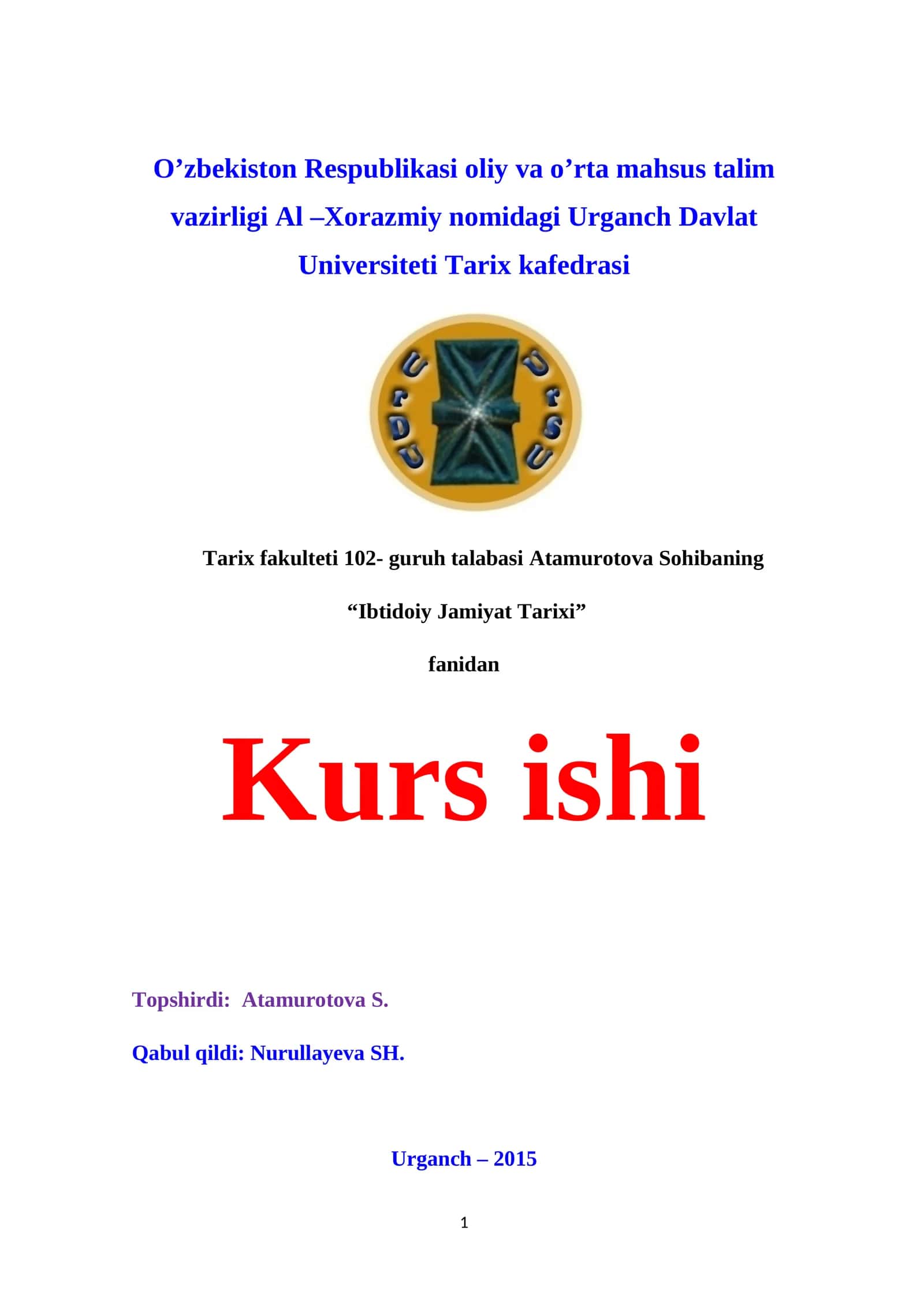 O`zbekistonda mezolit davrining o'rganish natijalari 1