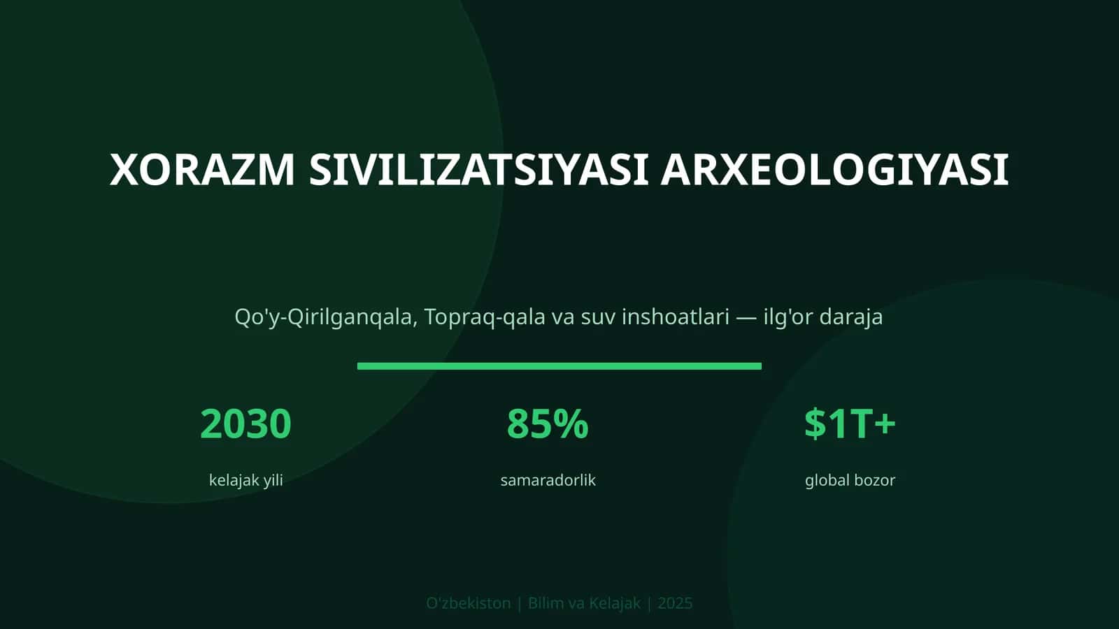 XORAZM SIVILIZATSIYASI ARXEOLOGIYASI 1