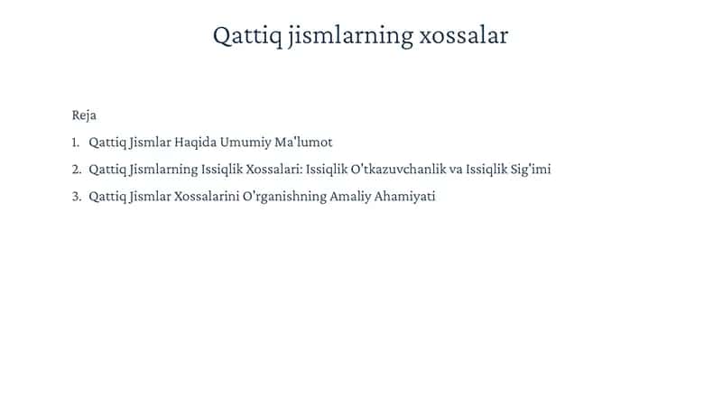 Qattiqjismlarningxossalar 1