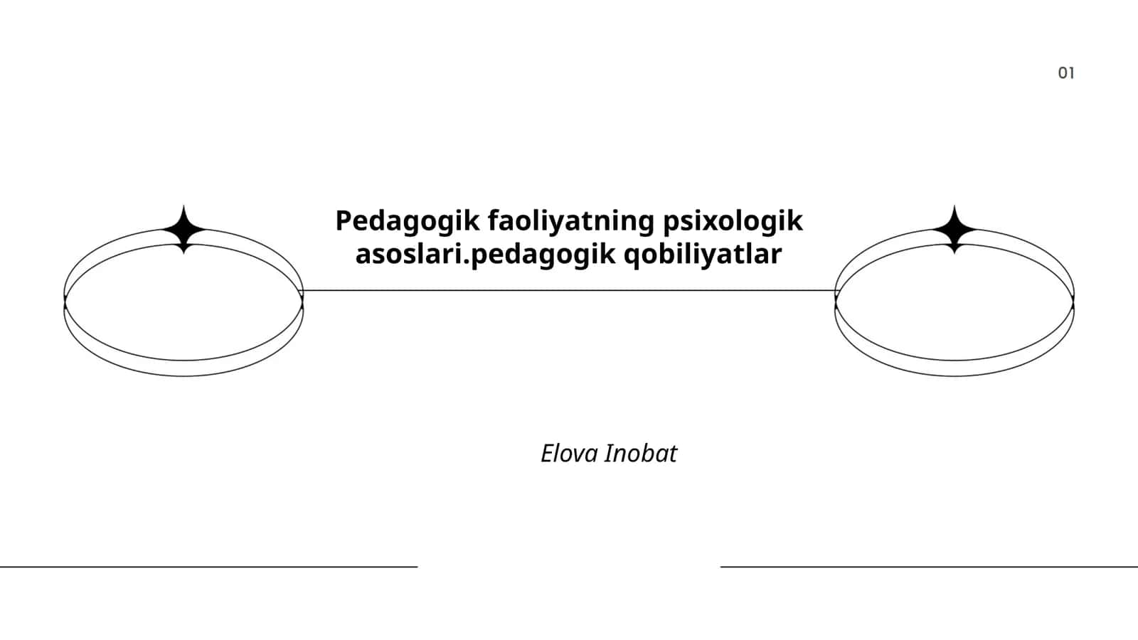 Pedagogik faoliyatning psixologik asoslari.pedagogik qobiliyatlar Elova Inobat 1