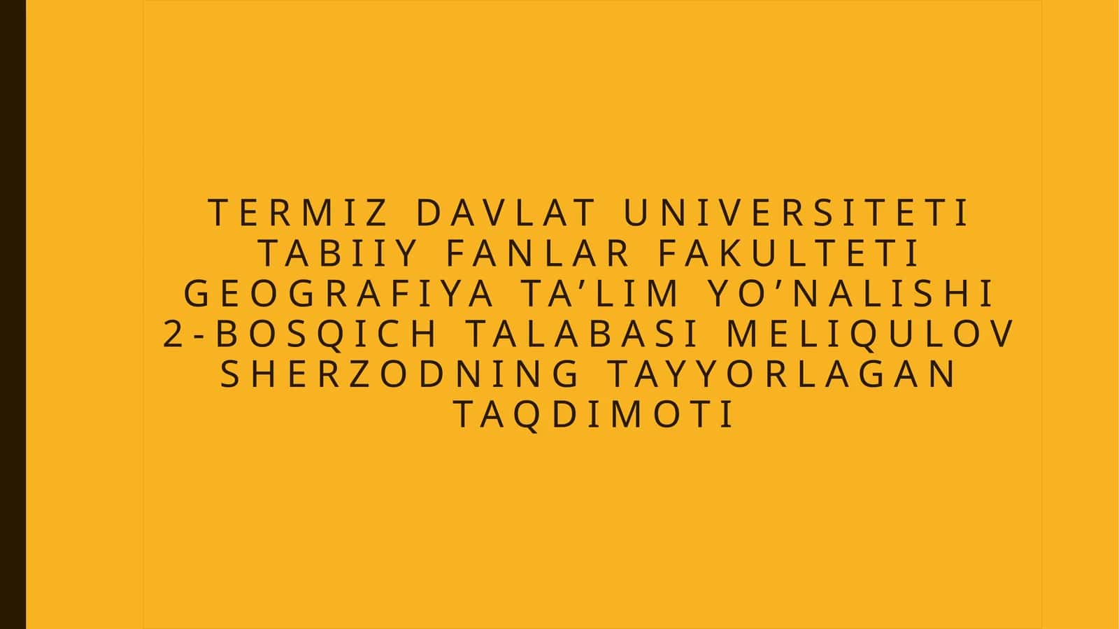Geografik xaritalar da hodisalar nikartografik tasvirlash usullarini o‘rganish 1