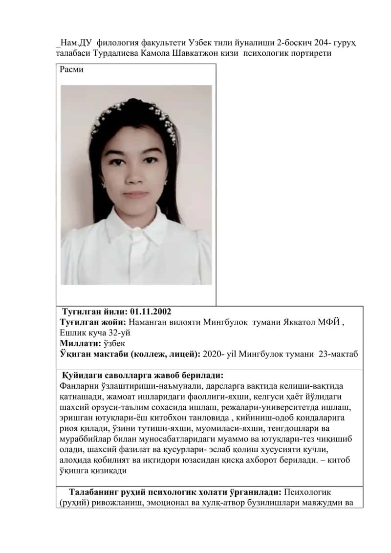 Psixologik portreti 1