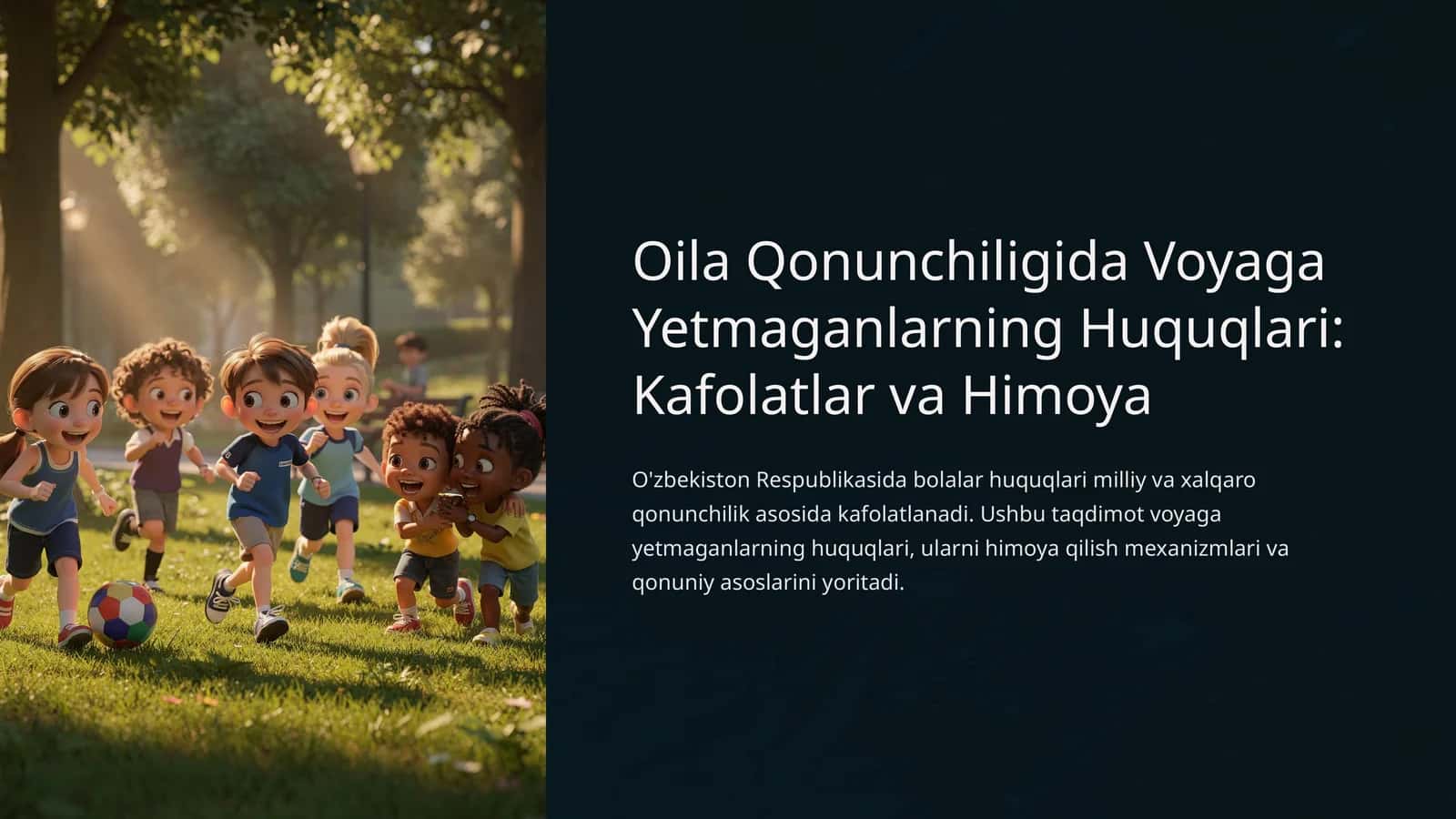 Oila Qonunchiligida Voyaga Yetmaganlarning Huquqlari: Kafolatlar va Himoya 1