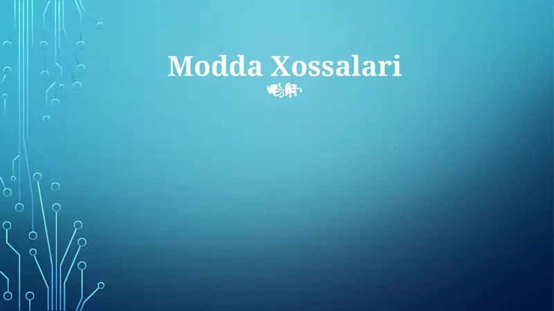Modda Xossalari 1