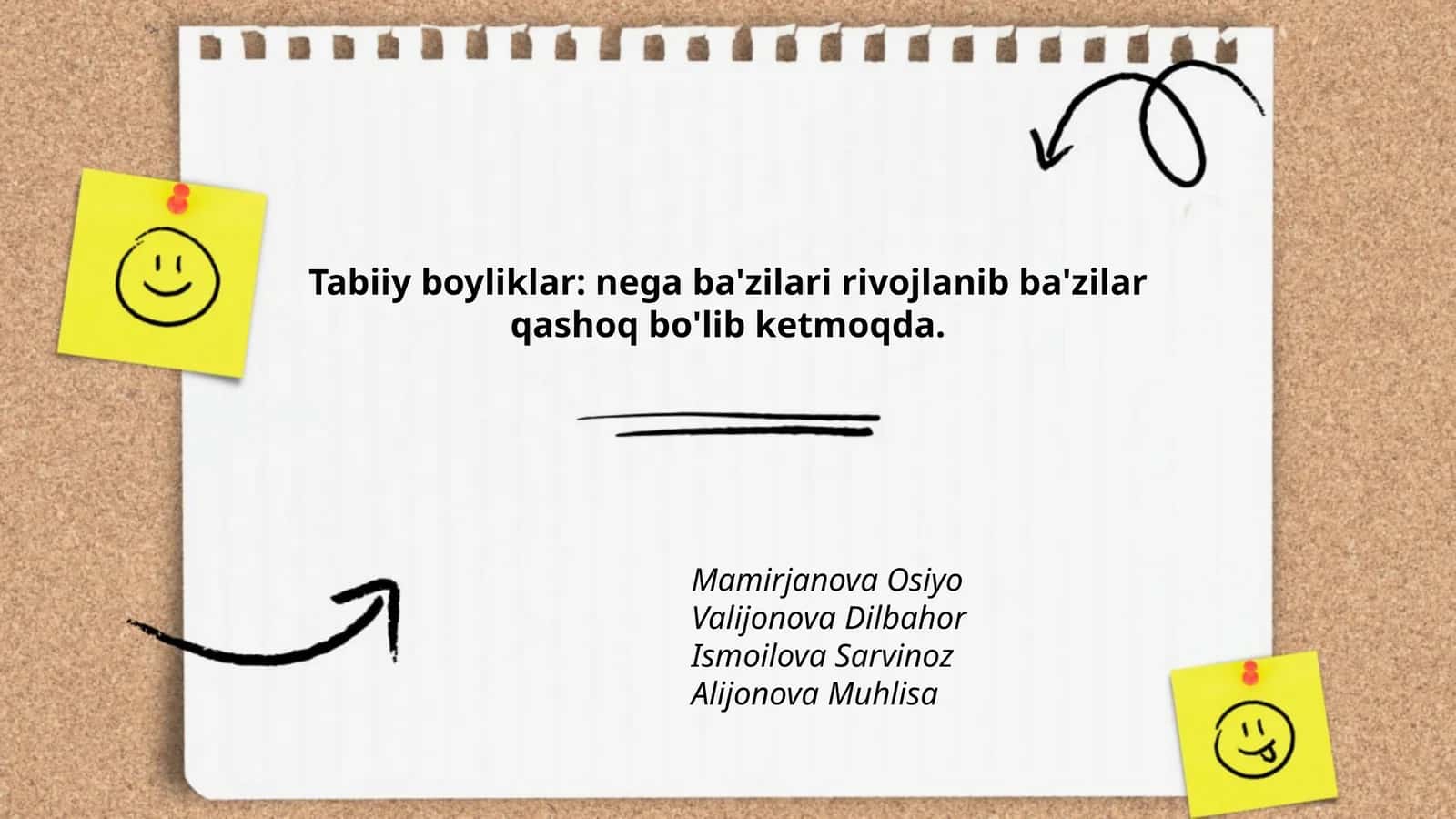 Tabiiy boyliklar va iqtisodiy o'sish o'rtasidagi bog'liqlik 1